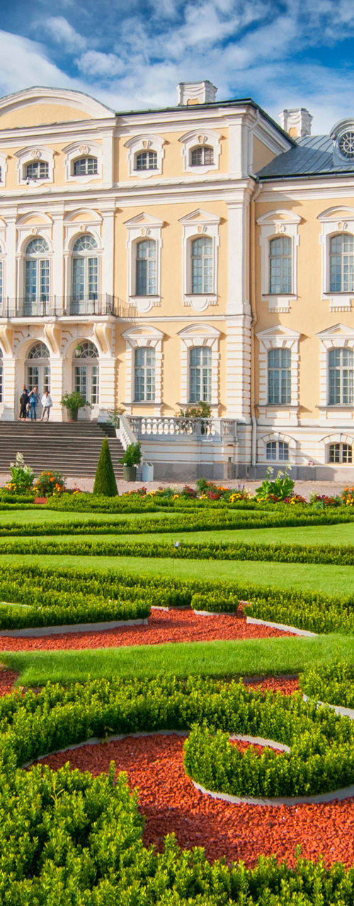 Grand Baroque Palace With Formal Gardens