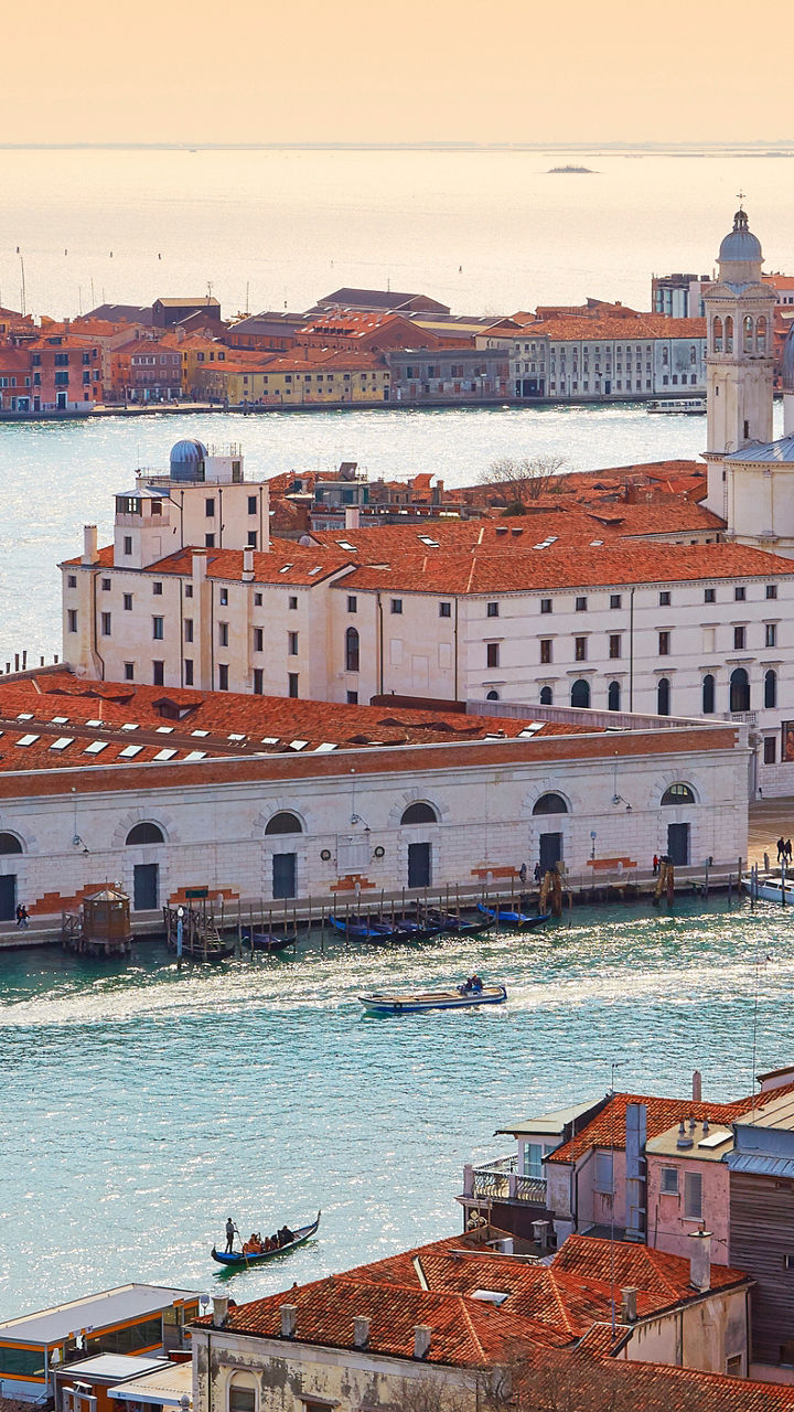 Scenic view of Venice at sunset