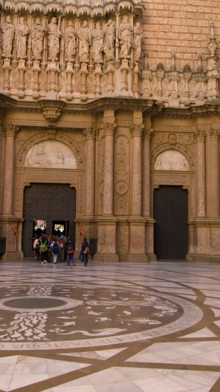 Scenic Santa Maria de Montserrat Abbey