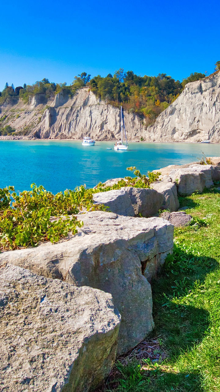Scenic Coastal Path with Rocky Cliffs
