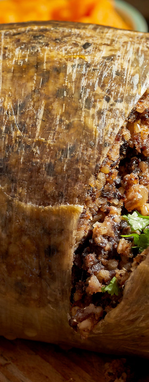 Traditional Scottish haggis with sides