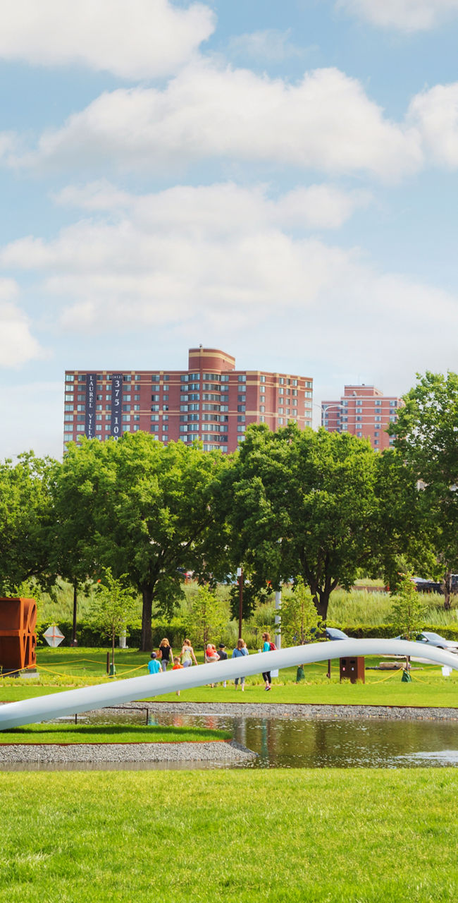 Minneapolis Sculpture Garden with Cherry Spoon