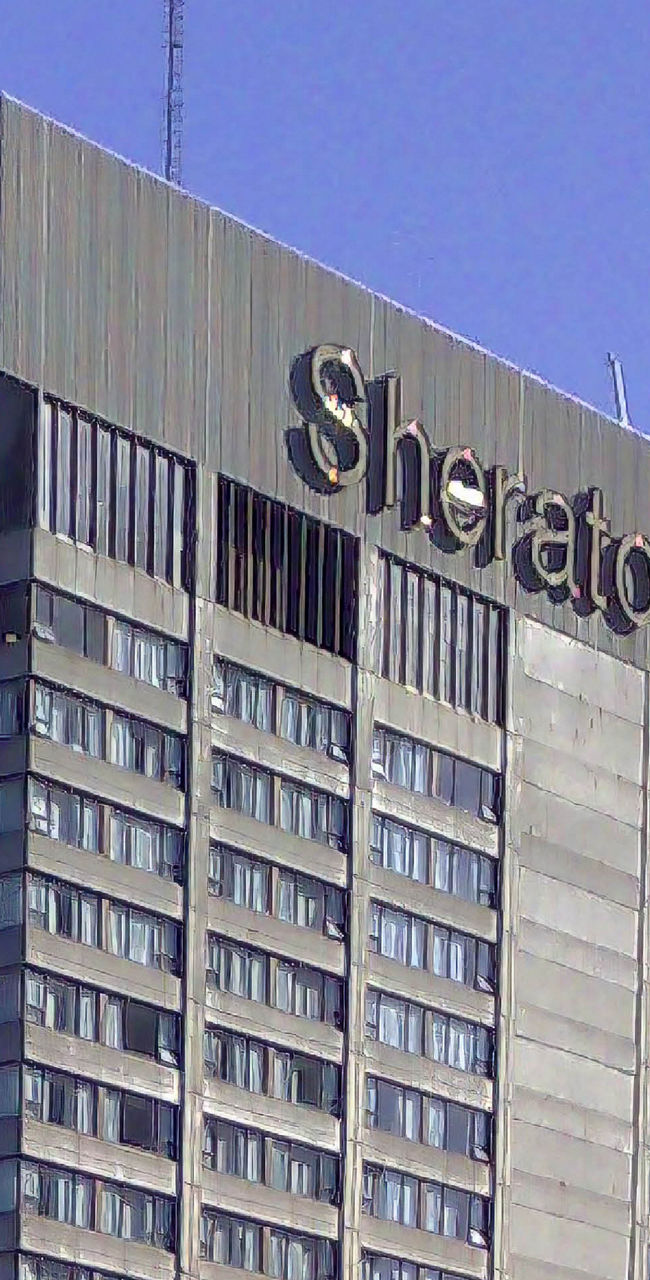 Sheraton Centre Tall Hotel Building in Cityscape