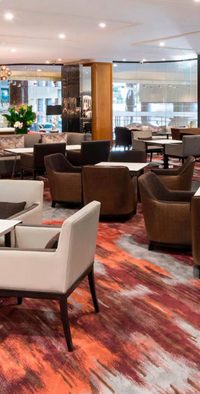 Modern lounge with contemporary seating