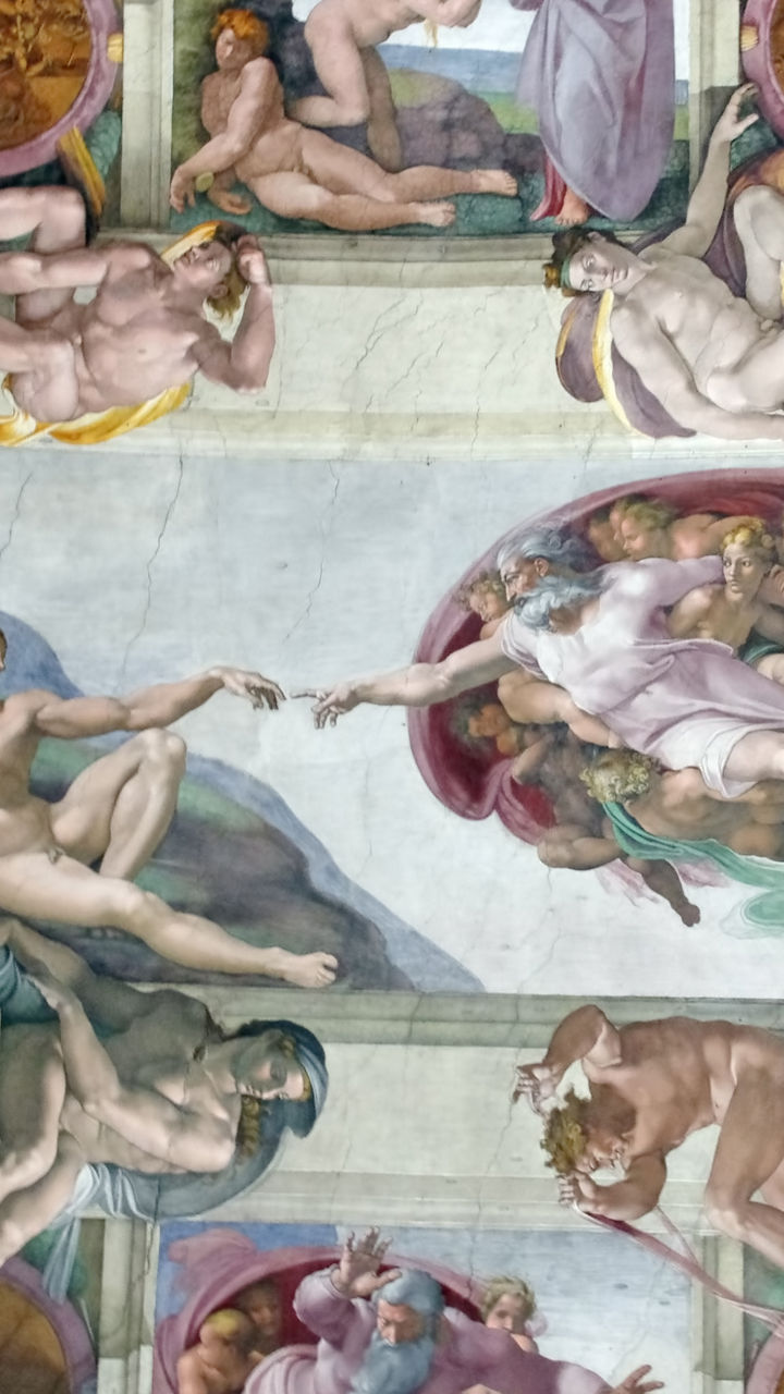 Michelangelo's Sistine Chapel ceiling artwork