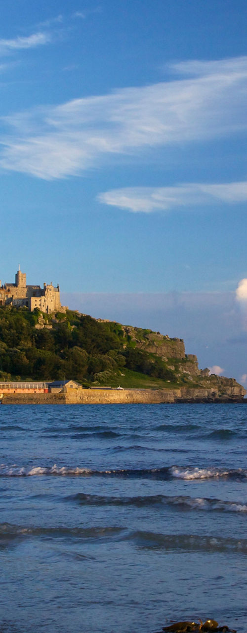 Scenic view of St Michael's Mount island