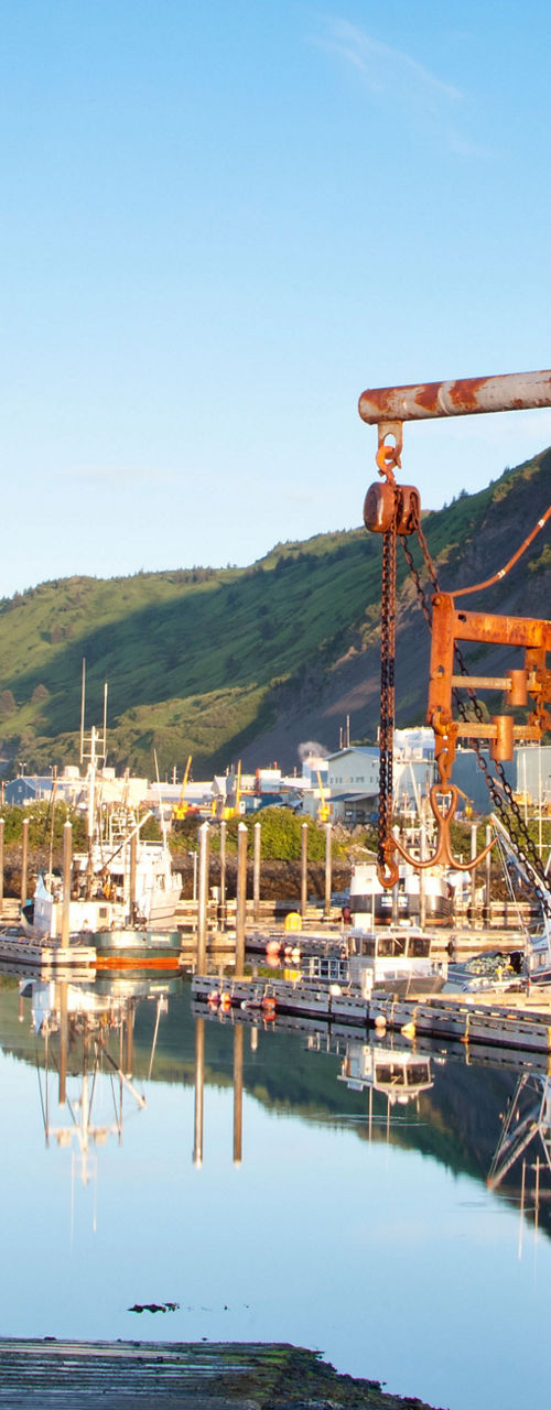 Kodiak Alaska St. Paul Harbor view