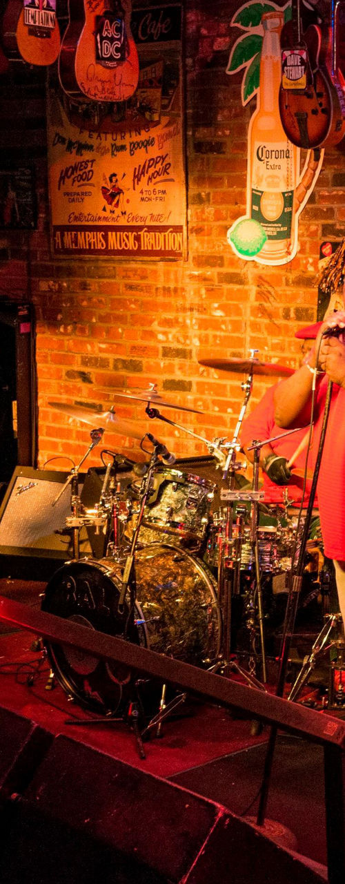 Live Band Performing at Rum Boogie Café