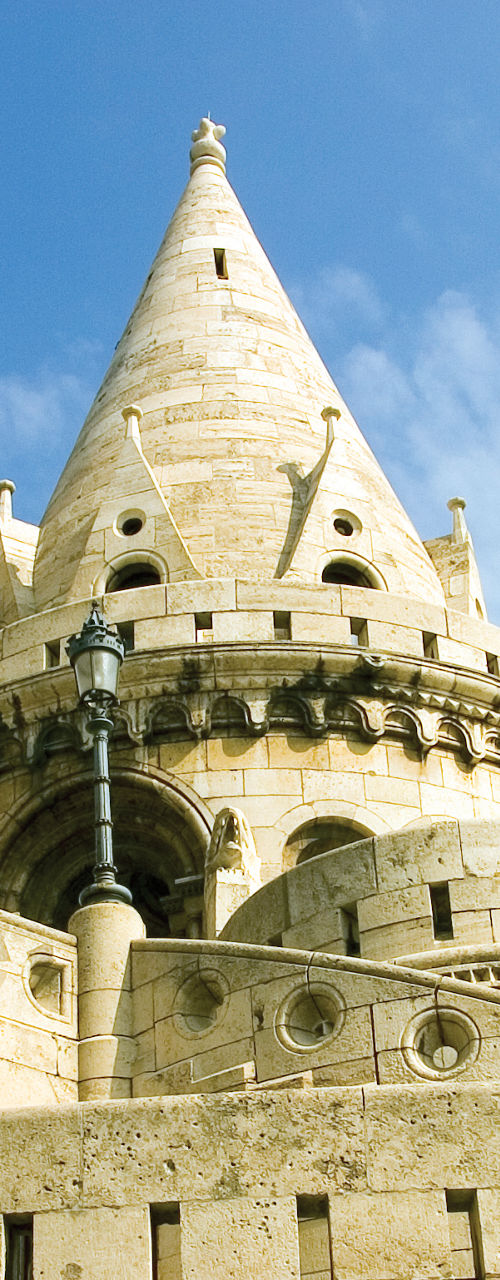 Historic Fisherman's Bastion in Budapest