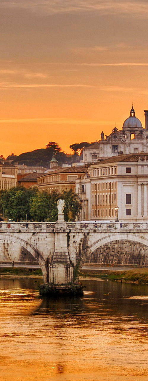 St. Peter's Basilica at Sunset, Rome