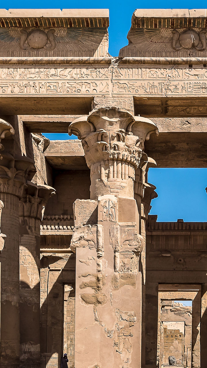 Ancient Egyptian Kom Ombo Temple ruins