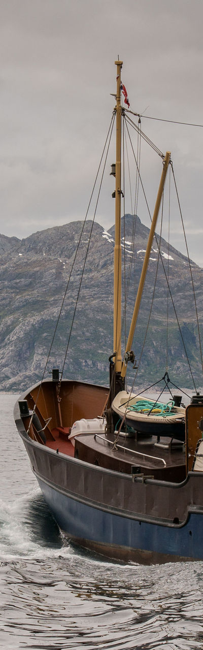 Fishing boat in scenic Nordic waters