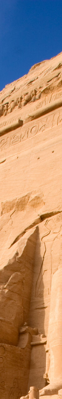 Ancient Egyptian statues at Abu Simbel