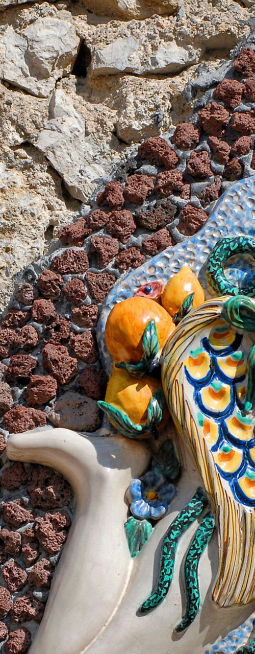 Decorative ceramic art with number 43