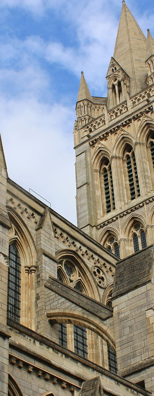 Historic Gothic Cathedral with Towering Spires