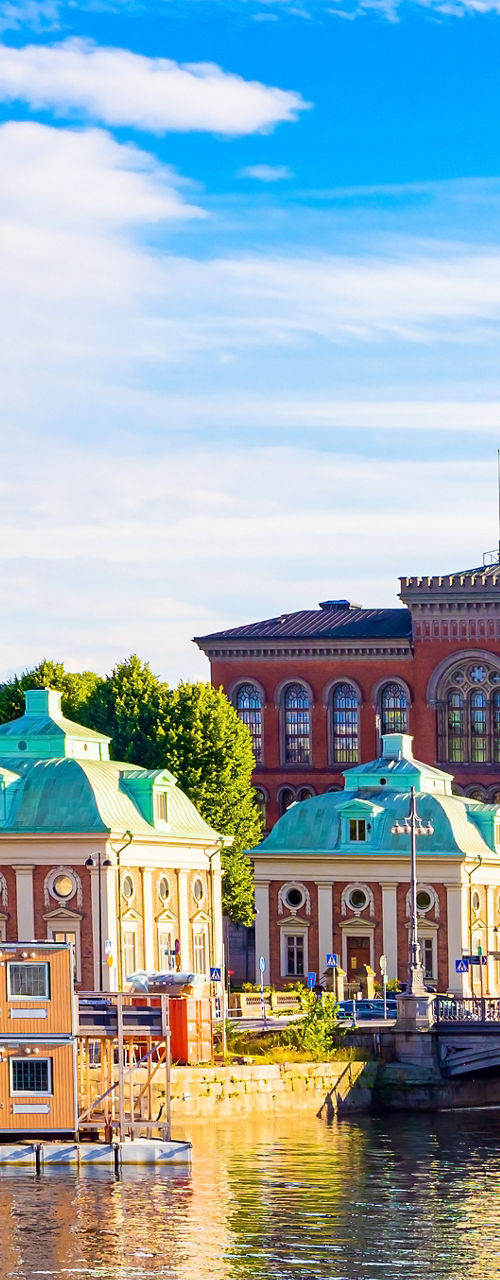 Scenic view of Stockholm city architecture