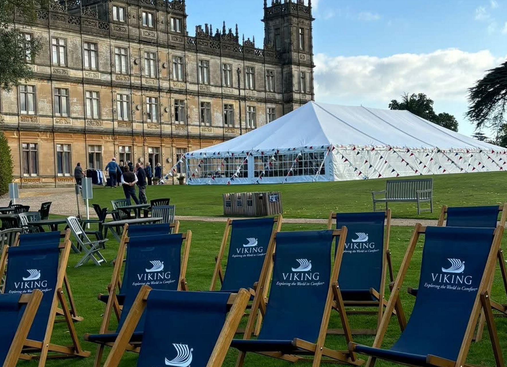 Outdoor Event with Viking Branded Chairs