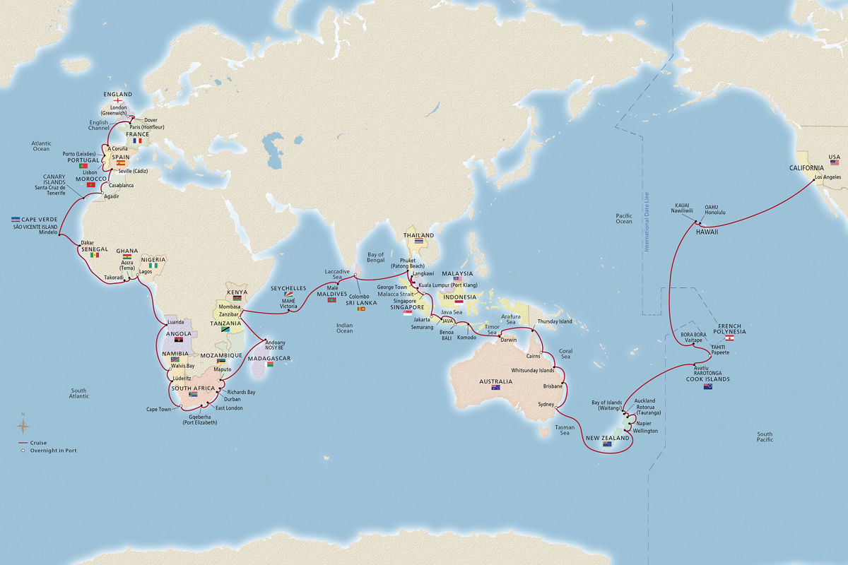 Viking World Discoveries – route map