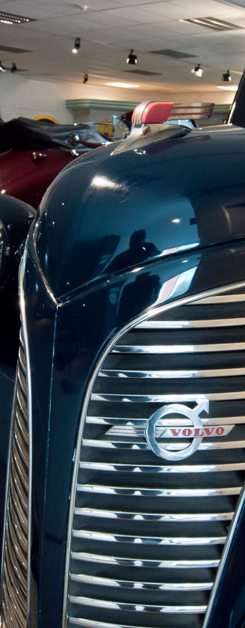 Vintage cars displayed at Volo Auto Museum