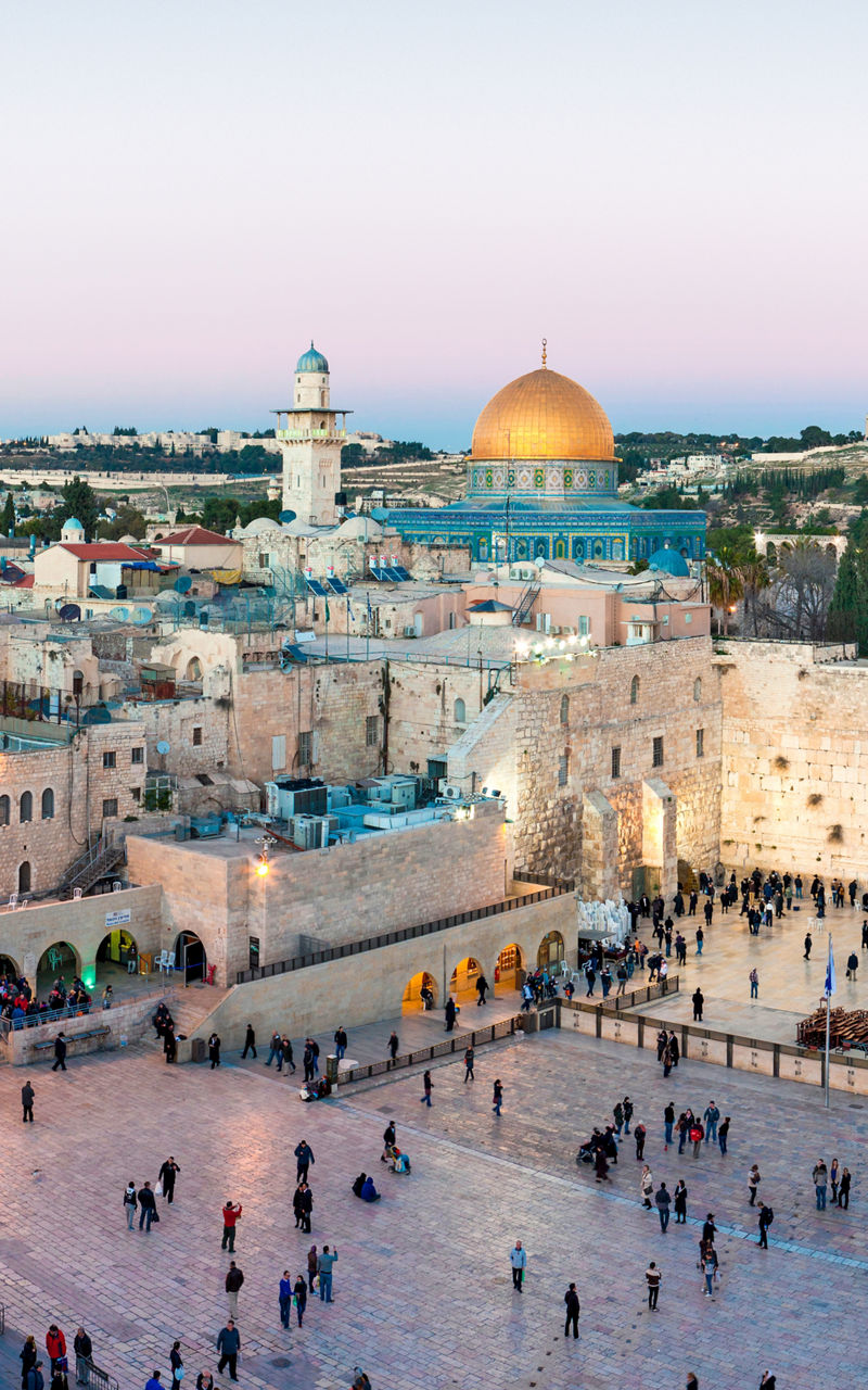 Jerusalem Old City with Dome of the Rock