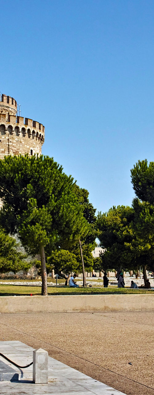 White Tower and Bust in Thessaloniki