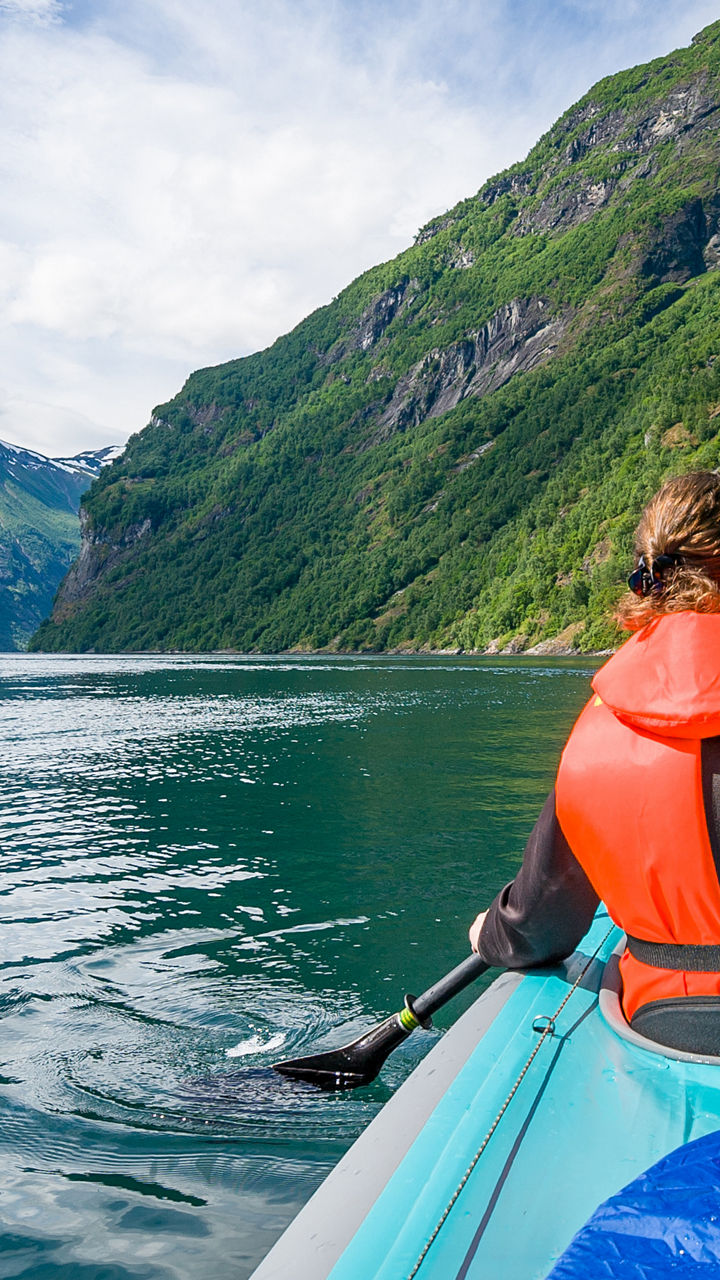 Kayaking Geirangerfjord